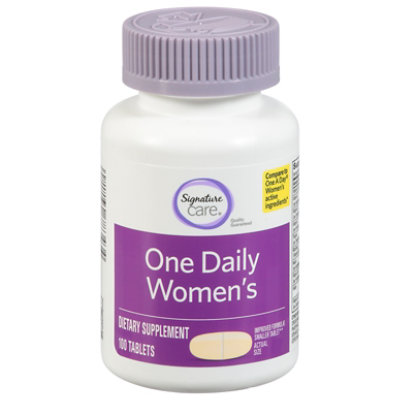 Signature Select/Care One Daily Womens Formula Dietary Supplement Tablet - 100 Count - Image 1