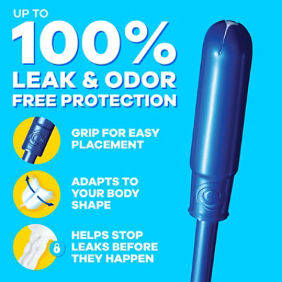 Tampax Pearl Tampons Light Regular Super 64ct - 64 CT - Image 3