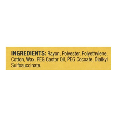 Signature Select/Care Tampon Regular Unscented Plastic - 18 Count - Image 4
